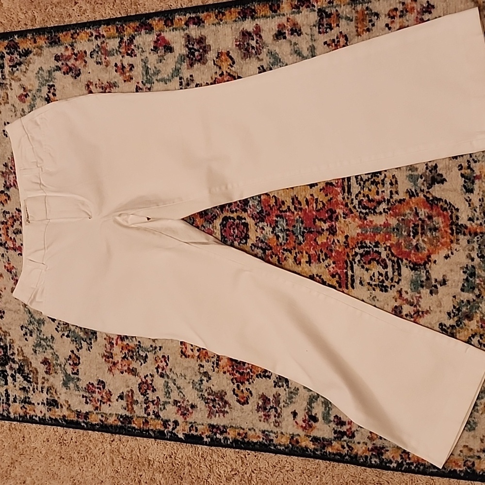 White stretch pants $25 size 8p